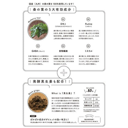 デリッシュオーガニック マルベリーリーフ（Delish Organics Mulberry leaf）顆粒タイプ （60包） 送料無料 有機JAS認定 国産桑葉100%使用 青汁 アトラス